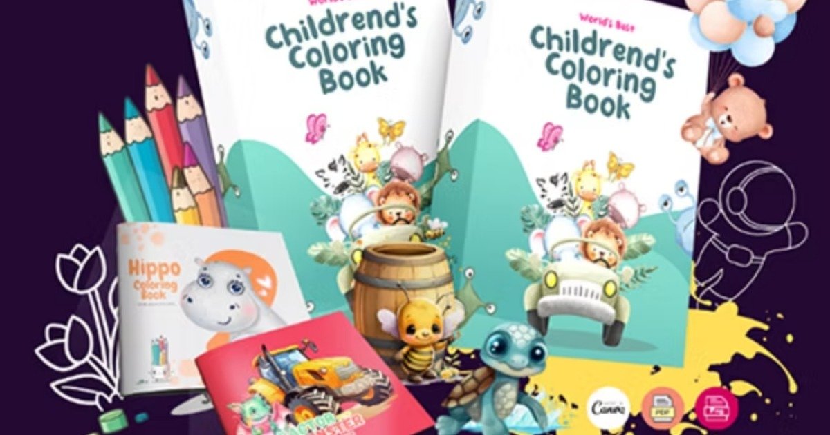 Unleash Creativity with 42 Engaging Children’s Coloring Books